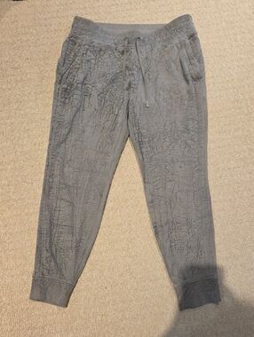 lululemon athletica Women's Gray Marbled Jogger Track Pants